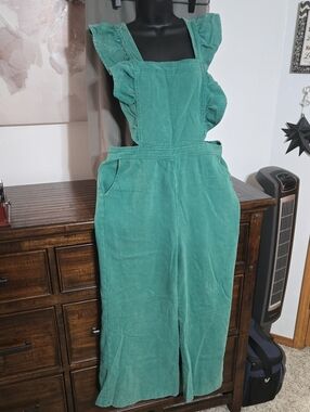 Oddy Ruffle Overalls 1X